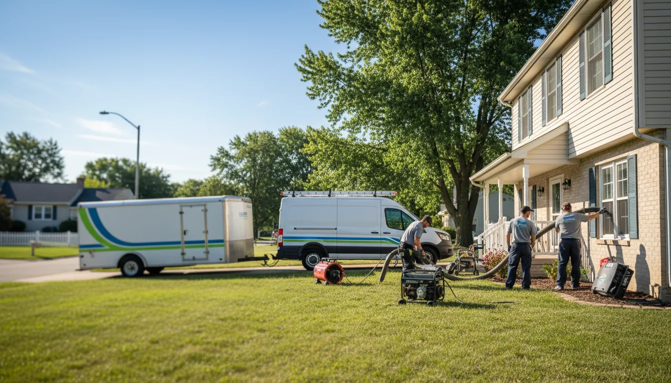 Flooded Basement Restoration And Cleanup With Repair in Cherry Fork, OH near me